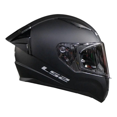 Casco Moto integral LS2 Rapid FF353 Negro Mate Sólido talla M 57-58 cm | Meses sin interés