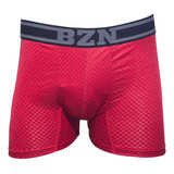 Boxer Baziano Microfibra Jacquard Color Rojo