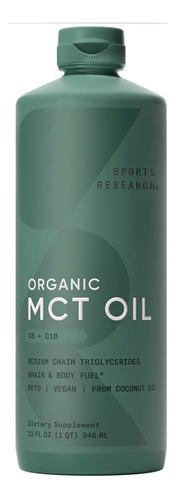 Sports Research Aceite Orgánico Mct Derivado De Cocos