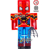 Minecraft Spiderman Muñeco Juguete Figura Art. Con Luz