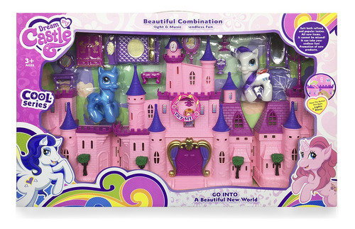 Castillo Juguete Con Accesorios Luces Sonidos Princesa Ponys