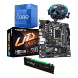 Combo Board H610m Procesador Intel I7 12700 Ram 16gb Rgb