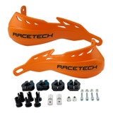 Cubremanos Racetech Gladiator Plastico Universal Naranja 