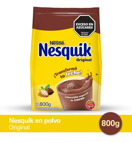 Cacao Nesquik 800 Grs X 6 Unidades