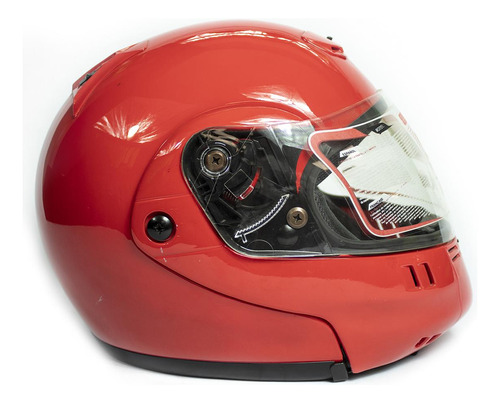 Casco Moto Abatible K301 Talla Xl Rojo Kinlley