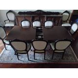 Conjunto De Sala De Jantar De Jacaranda Entalhado A Mao 