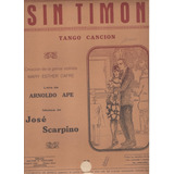  Partitura Del Tango Canción Sin Timón De José Scarpino