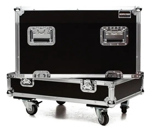 Hard Case Caixa 80 X 27 X 46,5 Cm Cor Preto