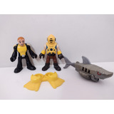 Boneco Imaginext Fisher Price -lote - Usado 