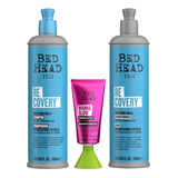 Kit Tigi | Re Covery | Shampoo, Acondicionador Y Wanna Glow