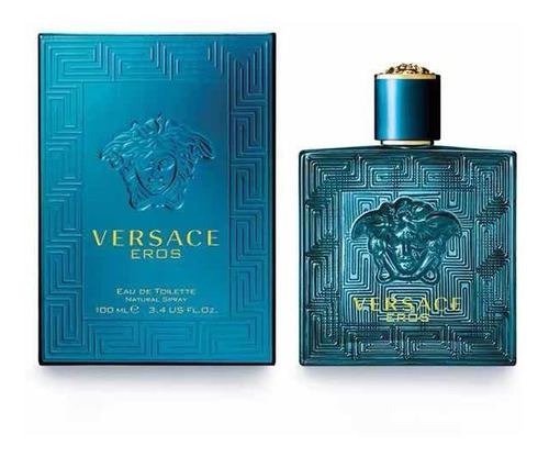 Perfume Versace Eros 100ml Eau De Toilette+amostra