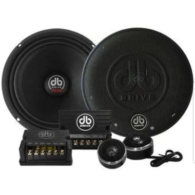 Set de Medios Profesional Para Automóvil DB Drive WDX65C WDX Series 6.5 Pulgadas 500 Watts Máximo 250 Watts RMS 4 Ohms Color Negro | Meses sin interés