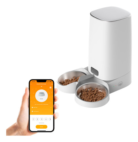 Comedero Automatizado Para Animales Conexión Bluetoorh Wifi