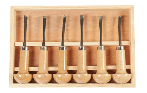 Juego Set De Gubias Para Madera 6 Piezas Kld241