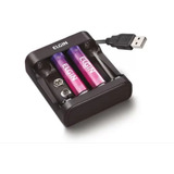 Kit Carregador Pilhas Bateria Usb + 2 Pilhas Aa Elgin