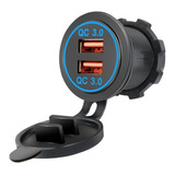 Cargador Usb Para Autos Dual Q.c 3.0 | Buses Y Camiones