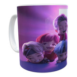 Taza Cerámica  Bts Animado Sublimada 