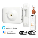 Fechadura Mini Smart Rx Inteligente Com Wifi Branca Agl