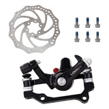 Caliper + Rotor Para Bicicleta Freno De Disco Mecanico 160mm