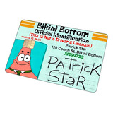 Sticker Para Tarjeta Nuevo Bob Esponja Licencia Patricio