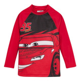 Remera Manga Larga Disney Cars Proteccion Solar Uv50 Pileta