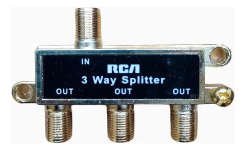 Splitter Coaxial 1x3 - Rca Para Tv Y Cable