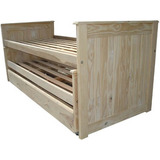 Cama Nido En Pino + Carro Cama X3 . Cuchetas  Muebles Osiris