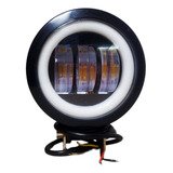 Faro Dually Redondo Led Lupas Ojo Ángel 3 PuLG 30w 6000lm