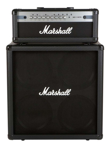 Cabezal Marshall Mg100hcfx + Caja Marshall Mg412acf + Cable