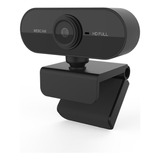 Webcam Full Hd 1080p Usb Com Microfone Rotação 360º