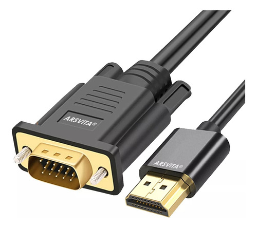 Adaptador Hdmi A Vga Con Cable De Audio De 1.5m