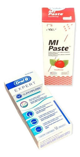 Kit De Pasta Dental Mi Paste Gc Y Un Hilo Superfloss Oralb