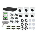 Kit De 6 Cámaras De Seguridad Dahua 1080p Full Hd 2mp