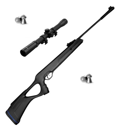 Rifle Aire Comprimido Fox Nitro Piston Bravo 5.5 Mm Mira