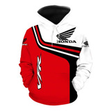 Honda Racing 3d Imprime Sudadera Con Capucha Masculina 2023