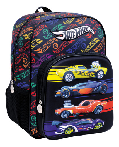 Mochila Espalda Jardin 14 PuLG Hot Wheels Licencia Oficial