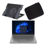 Laptop Hp Ryzen 3 8gb Ssd 512 W11h 14p+base+funda Negra