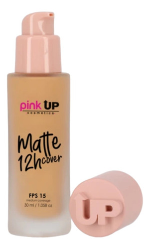 Base De Maquillaje Matte Cover 12h Pink Up Mate Hidratante