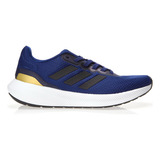 Tênis Rualcon 3 0 Feminino adidas Cor Dkblue/cblack/goldmt Desenho Do Tecido Liso Tamanho 39 Br