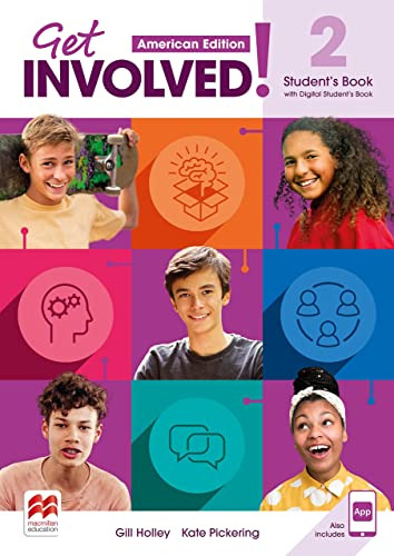 Get Involved 2 American - Student's Book + Student's App + Digital Student's Book, De Holley, Gill. Editorial Macmillan, Tapa Blanda En Inglés Americano