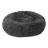 Cama Perro Mascota Anti Estres Felpa Premium Talla L 60 Cms