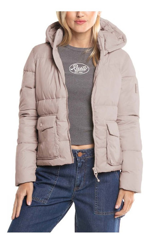 Rusty Essential Short Puffer Coat Ld Campera Mujer