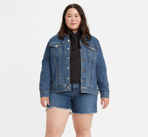 Jaqueta Levis Trucker Plus Size