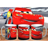 Taza - Tazón De Ceramica Disney Cars Rayo Mcqueen 4k Art