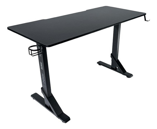 Mesa Gamer Mancer Runic, Com Regulagem De Altura 136cm Preto