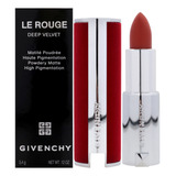 Lápiz Labial Givenchy Le Rouge Deep Velvet Matte N35 Para Mu