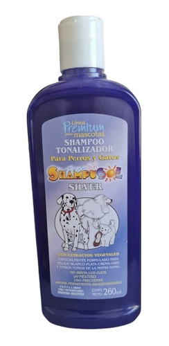 Shampoo Perros Gatos Tonalizador Silver 2l Shampusol