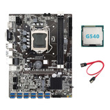 Placa Madre B75 Eth Mining+cpu+g540 Y Cable Lga1155 12 Pcie