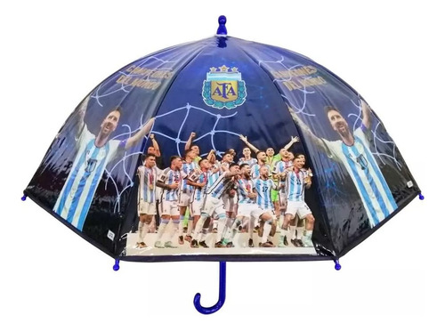 Paraguas Infantil Argentina Campeon Qatar 40cm Niño Lluvia 