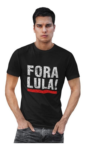 Camiseta Fora Lula Brasil Camisa Unissex Feminina Masculina